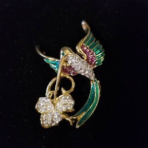Attwood & Sawyer Hummingbird Brooch Pin